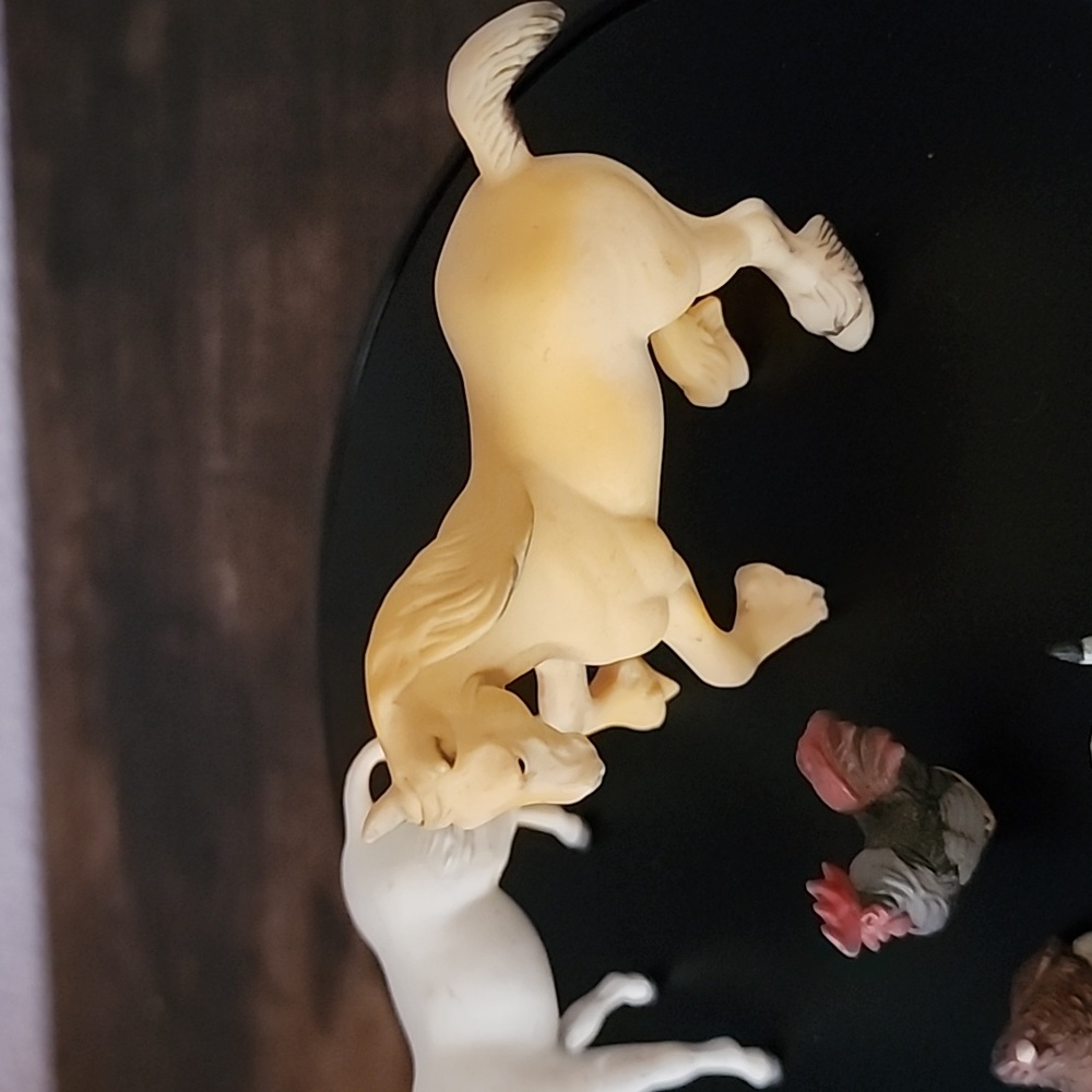 Bryer minature Horses vintage from 1999. Incl. Hen,Roost and Rabbit, also Bryer. - Picture 4 of 7